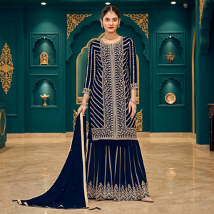 Robes de mariée et ensembles Salwar Kameez de dernière génération pour les fêtes, disponibles à prix abordable. - Product Image 5