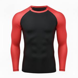Camiseta de Compresión Sublimada Personalizada - Camiseta de Manga Larga para Entrenamiento de BJJ para Hombre - Product Image 4