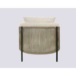 Poltrona Decorativa con Design a Corda, Elegante Arredamento per Soggiorno - Product Image 3
