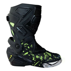 Bottes de protection respirantes pour motocyclette, bottes d'extérieur et de course de motocross pour hommes, design personnalisé - Product Image 4