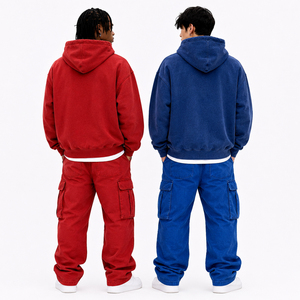 Sudadera con Capucha Extra Grande de Estilo Vintage Personalizada, Sudadera con Capucha de Forro Polar Grueso para Hombre y Mujer - Product Image 2
