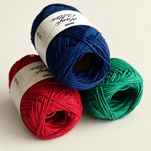 Lots de fils à tricoter en coton Hanji, pelotes de 50g, fils mélangés pour crochet, fils doux en coton Hanji pour tricot à la main, fils à tricoter en coton - Product Image 2