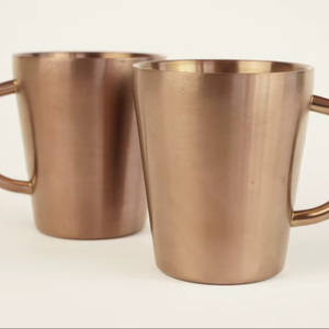 Mug en cuivre personnalisé écologique, design martelé vintage pour Moscow Mule, bière, café, usage domestique, artisanat MS - Product Image 1