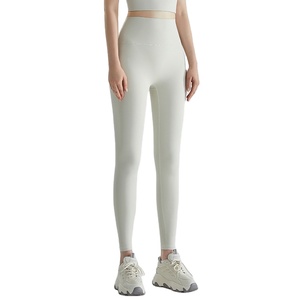 Women's High-Waisted Breathable Cotton <b>Leggings</b> Stretchy Lightweight Sporty Solid Pattern Custom Printed Fitness Yoga Sports - Product Image 5