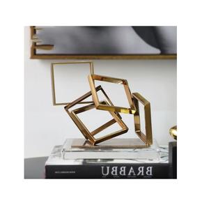 Objets décoratifs en métal magnifiquement conçus, sculptures qui rehaussent la décoration moderne de la maison avec un attrait artistique - Product Image 1