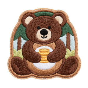 Latest Design Varsity Lady Embroidered Patch Personalized Chenille Square <b>Badge</b> with Custom Brand for Fashion Apparel Decoration - Product Image 5