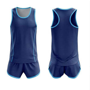 Nuevo Diseño de Última Generación, Sublimación Personalizada de Fábrica, Diseño Personalizado Directo, Conjuntos de Camisetas Deportivas Unisex de Poliéster para Correr - Product Image 1