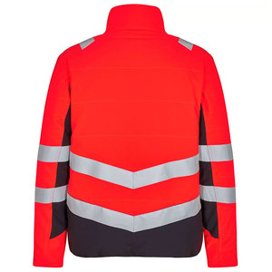 <b>High</b> <b>Visibility</b> Safety Wear Working Security <b>Jacket</b> <b>High</b> Quality <b>Softshell</b> Safety Protective Clothing <b>Jacket</b> for Construction - Product Image 4