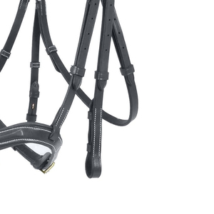 Nuevo diseño de brida para caballo estilo western de cuero PP/Nylon con cabezada y pechera decoradas - Proveedor - Product Image 6