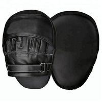 Mitaines de boxe professionnelles - Paire de mitaines incurvées en cuir double couche antidérapantes, écologiques et non toxiques pour la protection
