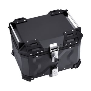 Bauletto Universale per Moto 55L Impermeabile Staccabile, Nuovo, in Lega di Alluminio con Rivestimento in Pelle - Product Image 5