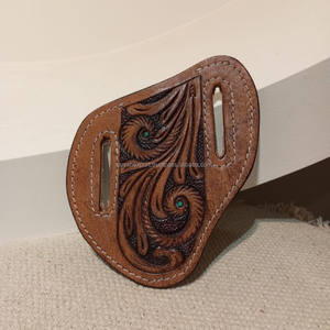 Funda de Cuero Auténtico para Cuchillo de Caza de Bolsillo, Funda Personalizada para Cuchillo de Caza, Cinturón, Venta Al por Mayor - Product Image 2