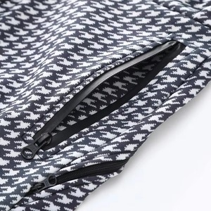 Women's Hooded Ski <b>Jumpsuit</b> With Houndstooth Pattern And Quilted Design Waterproof Zipper Closure Ski Wear Women Skiting Suits - Product Image 6