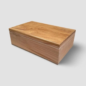 Mejor Oferta para Caja de Almacenamiento de Madera Artesanal, Madera Natural de Mango y Acacia, Caja de Recuerdos Multiusos para Almacenamiento en la Cocina - Product Image 1
