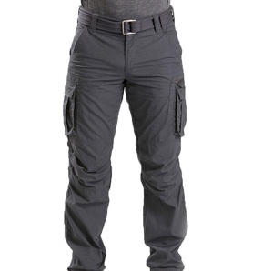 Pantalones cargo deportivos transpirables de corte holgado, estilo casual, con bolsillos, estilo vintage, nueva tendencia, pantalones cargo tácticos para hombre - Product Image 1