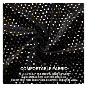 Camisas brillantes para hombre, camisetas de manga corta con lentejuelas brillantes para discoteca, camiseta con purpurina para discoteca, ropa de fiesta para discoteca, lentejuelas metálicas para escenario - Product Image 5