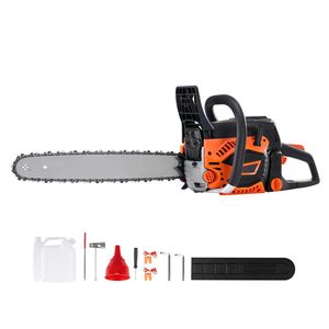 Tronçonneuse à essence 52CC 18 pouces 2,55 CV avec carburateur Walbro, sans fil, portative, pour la coupe des branches d'arbres - Product Image 5