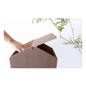 ถังขยะสำนักงานทรงสี่เหลี่ยมผืนผ้า วัสดุไม้ คุณภาพเยี่ยม ราคาคุ้มค่า - Product Image 1