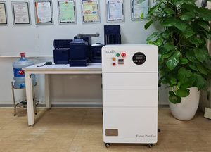 Purificador de Aire Industrial Móvil BM-302C – Filtración Profesional de Acero Inoxidable para Humo de Soldadura y Corte Láser - Product Image 4