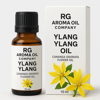 Huile Corporelle Hydratante, Éclaircissante, Raffermissante et Nourrissante à l'Huile Essentielle d'Ylang-Ylang 100% Pure Pressée à Froid, Marque Blanche, aux Graines de Citron