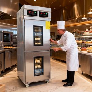 Retardador de Fermentación Automático para Hornear, Fermentar Masa, Hacer Yogur, Descongelar Alimentos, Gabinete de Acero Inoxidable - Product Image 1