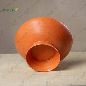 Cuenco de Pedestal de Bambú Hecho a Mano, Pieza Decorativa Escultural para Mesas Modernas de Lujo - Product Image 2