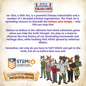 Kailasa Myth-Busting Detective Board Game Interactive Learning Tool for Indian History & Monuments - Product Image 1