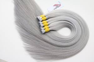 ราคาส่ง ต่อผมแท้ สีธรรมชาติ 60 ซม. ผมเวอร์จิ้นเวียดนาม 100% ไม่หลุดร่วง ไม่พันกัน นุ่ม เงางาม - Product Image 5