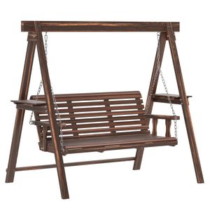 Sedia a Dondolo da Giardino in Metallo Contemporaneo per Soggiorno, Parco, Ristorante e Hotel - Product Image 2
