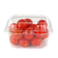 Rechthoekige transparante plastic RPET verpakking voor verse producten 12,80x9,40x7,50cm Wegwerp rPET opbergdoos voor levensmiddelen groothandel verpakkingen