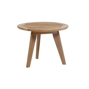 Premium Eco-Friendly Durable Waterproof <b>Solid</b> Teak Modern <b>Round</b> Outdoor Coffee <b>Table</b> - Product Image 1
