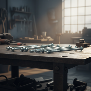 สกรูเกลียวบางส่วนหัวหกเหลี่ยมขนาดเมตริก-นิ้ว เกรดความแข็งแรงสูง 4.8 6.8 เหล็กกล้าคาร์บอนชุบสังกะสี มาตรฐาน DIN/ANSI PDC ขนาด M6-M12 - Product Image 1