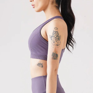 New Design Wholesale Factory Price Women's Sublimation Fashionable Breathable Wire-Free Lace Sports Bra Triangle <b>Cup</b> Slim Fit - Product Image 2