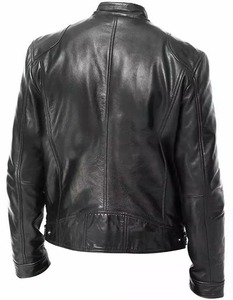 Veste de moto unisexe de haute qualité, en nylon/coton, imperméable et coupe-vent, avec protection des coudes et col ras du cou - Product Image 6