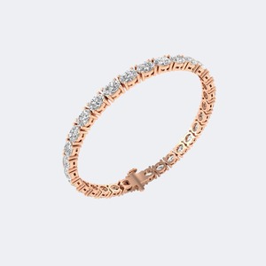 9.30 CTW Lab Grown Diamond Oval <b>Bangle</b> Bracelet For Women 9K 14K 18K <b>Gold</b> Luxury Brilliant Cut E F Color VS VVS Fine Jewelry - Product Image 2