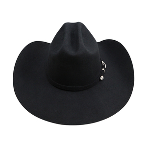 Black 100% Wool Striped Cowboy <b>Hat</b> Unisex Adult Beach Wide Brim Spring and <b>Summer</b> 58-60CM 2026 - Product Image 1