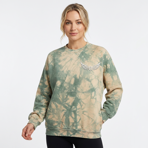 Unisex <b>Tie</b>-<b>Dye</b> Crew Neck <b>Sweatshirt</b> Oversized Regular Sleeve Knitted Casual Spring Pullover - Product Image 5