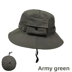 Chapeau Bob Pliable Unisexe en Nylon Séchage Rapide Anti-UV Léger et Polyvalent pour la Pêche, la Randonnée et le Trekking en Extérieur - Product Image 4