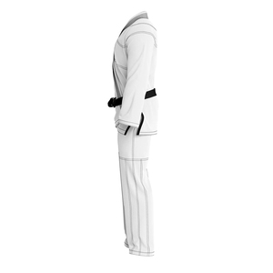 Uniforme Unisex para Adultos, Color Blanco, Tela Ligera, Cinturón de Alto Nivel, para Entrenamiento de Taekwondo y BJJ, Lavable, Personalizable, Precio Económico - Product Image 2