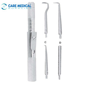 Spéculums d'oreille professionnels de diagnostic, élévateurs et écarteurs, instruments dentaires en acier inoxydable, fabrication pakistanaise - Product Image 4