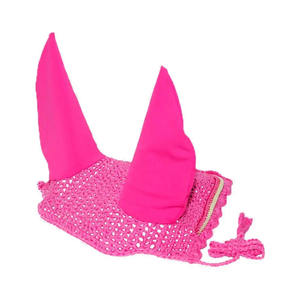 Voile anti-mouches rose personnalisé de haute qualité pour chevaux, bonnet d'oreille, produit d'équitation disponible dans toutes les versions - Product Image 3
