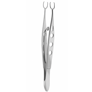 Pinzas Oftálmicas de Microcirugía de Doble Fijación Stephens, de Acero Inoxidable, para Cirugía Ocular, Certificadas CE ISO13485 - Product Image 5