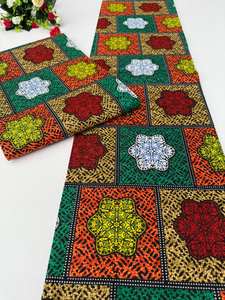 Tela de Algodón con Estampado Africano Ankara Vibrante para Confección de Ropa, Manualidades y Moda, por Hitjem Export Island Supplier - Product Image 4