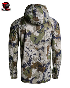 Sudadera Unisex de Invierno para Caza, con Cremallera Media, de Forro Polar, Camuflaje Digital, Resistente al Ácido, con Bolsillo Vertical en el Pecho, para Montaña y Exteriores - Product Image 2