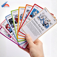 Kunden spezifische Spielkarten im Cartoon-oder Anime-Stil mit vollem Deck druck und passender Geschenk box