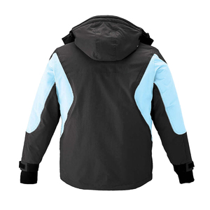 Chaqueta de Motocicleta con Capucha y Bloques de Color para Hombre, con Cierre de Cremallera y Múltiples Bolsillos, Resistente al Viento, para Invierno - Product Image 2