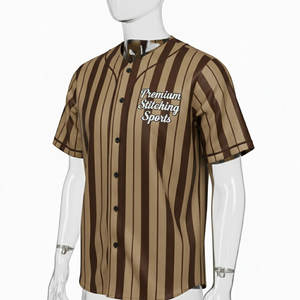 Camiseta de Béisbol con Bordado Personalizado al Estilo de Uniforme de Béisbol, Jersey de Béisbol Sublimado Digital al por Mayor, Ropa Deportiva con Nuevo Diseño Impreso - Product Image 3