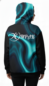 Sweat à capuche unisexe ample et décontracté pour l'hiver avec broderie et design sublimé sur toute la surface pour un style streetwear décontracté - Product Image 3
