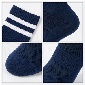 Chaussettes North Approach pour homme, bleu marine, couleur unie, respirantes, tricotées, pour adultes, usage quotidien décontracté, saison estivale - Product Image 4
