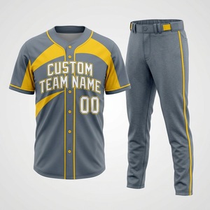 Uniformes de Béisbol Juveniles con Corte Atlético y Malla de Poliéster de Secado Rápido para Jugadores Júnior y Entrenadores de Liga - Product Image 6